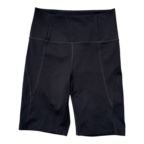 GIRLFRIEND COLLECTIVE Bike Shorts 8 in Black Small sustainable recycled workout - Picture 2 of 5